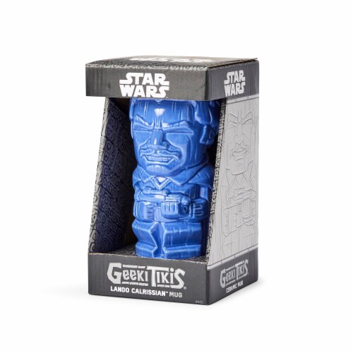 Geeki Tikis Star Wars Lando Calrissian Ceramic Mug | Holds 20 Ounces Perspective: bottom