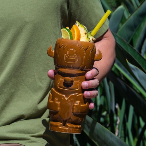 Geeki Tikis The Flintstones Mug Set | Fred & Barney Tiki Mugs | Holds 28 Ounces Perspective: bottom