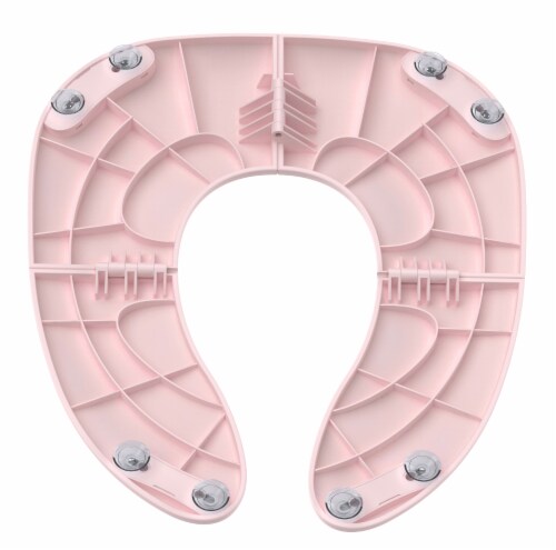 Jool Baby Folding Travel Potty - Pink Perspective: bottom