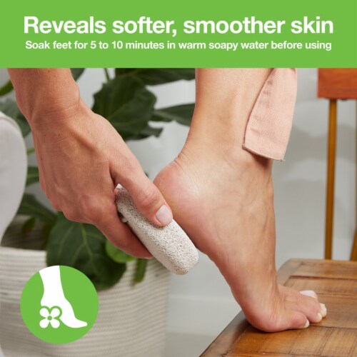ZenToes Natural Lava Pumice Stone Pedicure Callus Remover Bar, Exfoliate Rough Skin - 2 Count Perspective: bottom