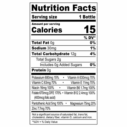 BODYARMOR® Lyte Kiwi Strawberry Sports Drink Bottle Perspective: bottom