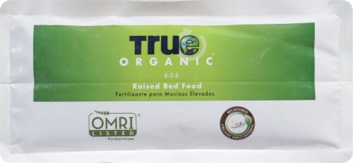 True Organic™ Raised Bed Plant Food Perspective: bottom