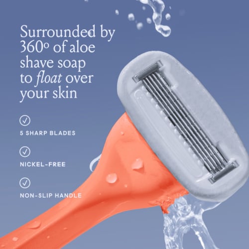 Billie Women’s Malibu Razor Kit Perspective: bottom