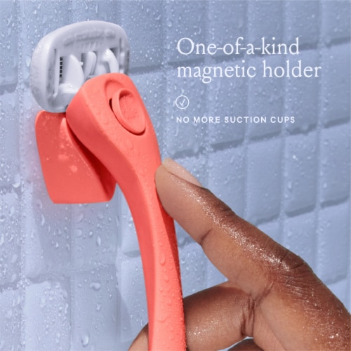 Billie Coral 5-Blade Women's Razor and Razor Blade Refills Perspective: bottom