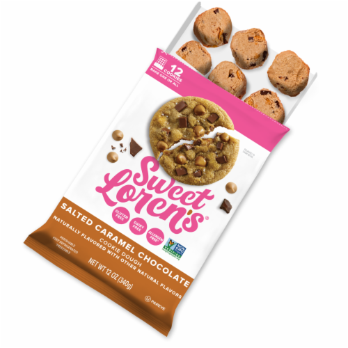 Sweet Loren's® Salted Caramel Chocolate Cookie Dough Perspective: bottom