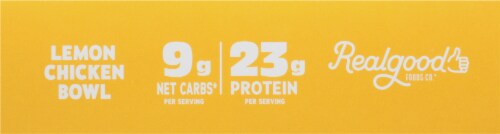 The Real Good Food® Lemon Frozen Chicken Bowl Frozen Meal Perspective: bottom