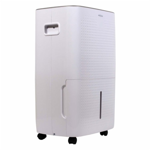 SoleusAir 4,500 Sq Ft 50 Pint DOE Dehumidifier with Pump & Mirage Display, White Perspective: bottom