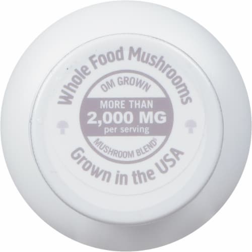 Om® Master Blend Mushrooms & Adaptogens Capsules Perspective: bottom