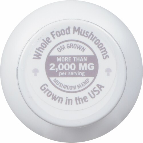 Om® Master Blend Mushrooms & Adaptogens Capsules Perspective: bottom