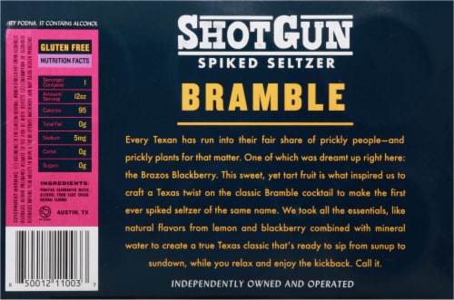 Shotgun Bramble Spiked Seltzer Perspective: bottom