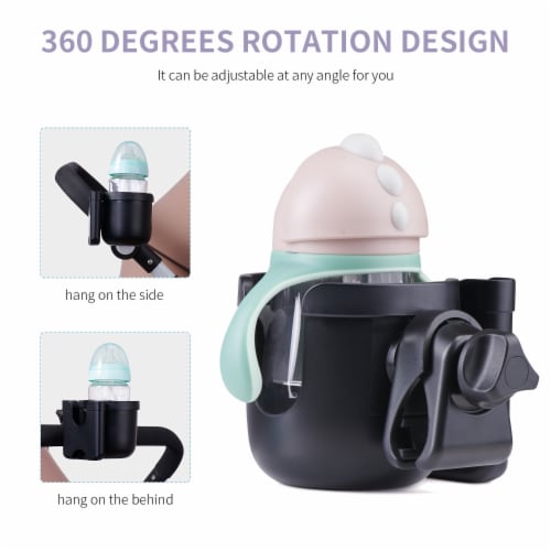 2-in-1 Stroller Cup Holder Perspective: bottom