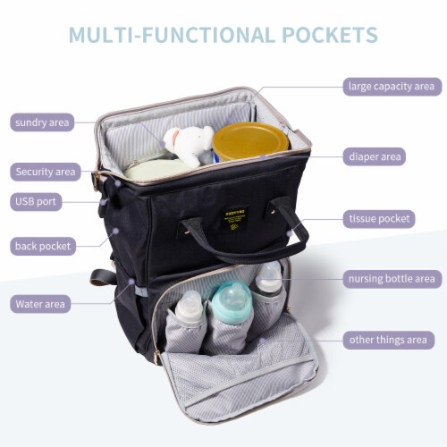 Classic Diaper Backpack Perspective: bottom