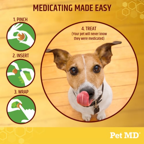 Pet MD Wrap-A-Pill Pill Paste for Dogs 4.2 oz Perspective: bottom