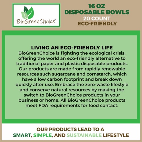 16 oz Eco-Friendly Disposable Soup Bowl (240 Count) Perspective: bottom
