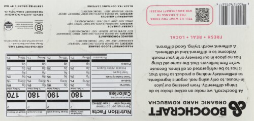 Boochcraft Organic Hard Kombucha Variety Pack Cans Perspective: bottom