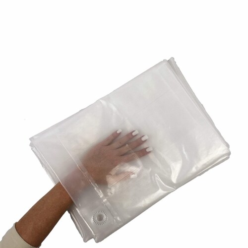 Queen of Tarps 6 x 8 Foot Heavy Duty Weather Proof All Purpose Tarp, Translucent Perspective: bottom