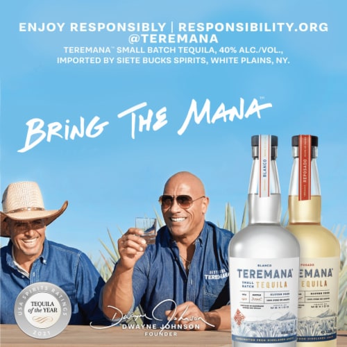 Teremana™ Blanco Small Batch Tequila Perspective: bottom