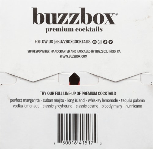 Buzzbox® Classic Greyhound Ready-to-Drink Cocktail Cartons Perspective: bottom
