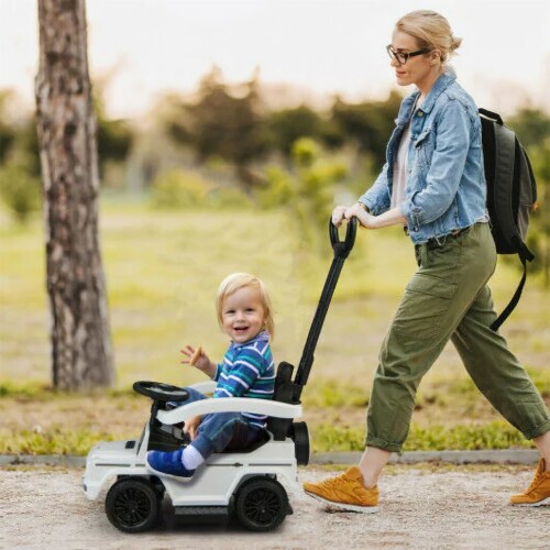 Best Ride On Cars Kids Outdoor Stroller Mercedes G-Wagon 3 in 1 Push ...