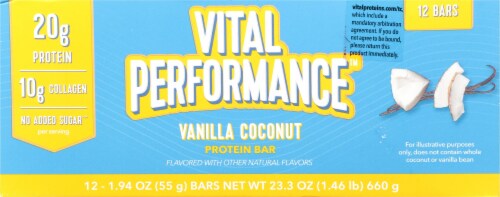 Vital Performance™ Vanilla Coconut Protein Bars Perspective: bottom