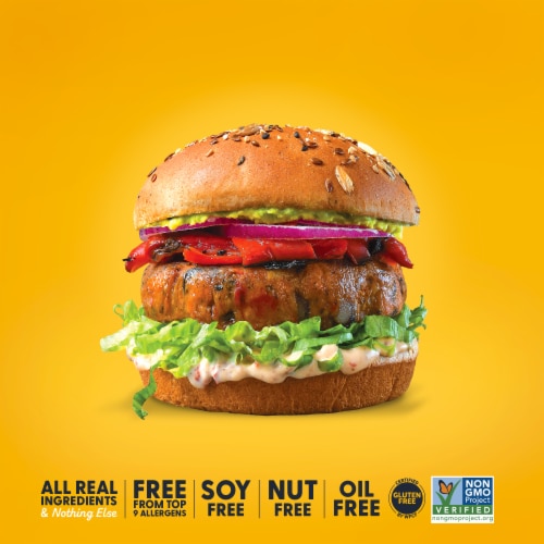 Actual Veggies® Black Bean Veggie Burgers Perspective: bottom