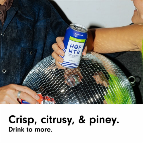 HOP WTR Classic Non-Alcoholic Sparkling Hop Water Perspective: bottom