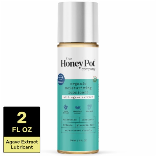 The Honey Pot® Organic Intimate Lubricant Moisturizing With Agave Extract Water Based Perspective: bottom