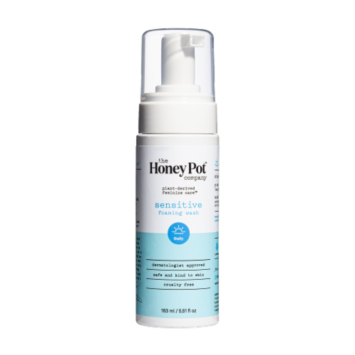 The Honey Pot Feminine Sensitive Intimate Foaming Wash Perspective: bottom