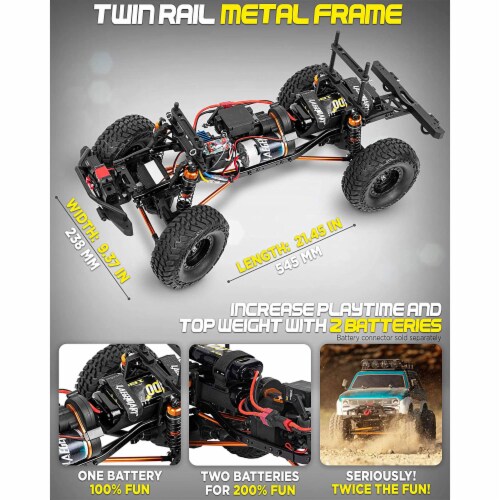 LAEGENDARY Grando 1 10 Scale RTR RC Remote Control Rock Crawler SUV Blue Green 1 Piece Harris Teeter