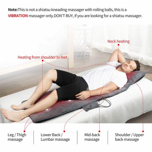 Electric Massage Mat Shiatsu Heated Neck Massager For Full Body