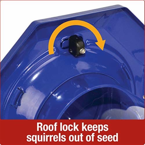 Natures Way Bird Products Squirrel Proof Funnel Flip Top Bird Feeder Perspective: bottom