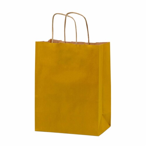 Prime Line Packaging Colored Kraft Paper Bags with Handles Gift