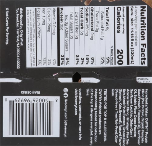 OWYN™ Pro Elite No Nut Buttercup Plant Protein Perspective: bottom