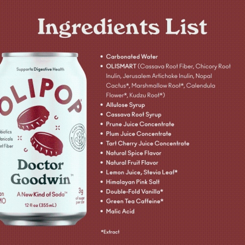 OLIPOP® Doctor Goodwin™ Soda Can Perspective: bottom