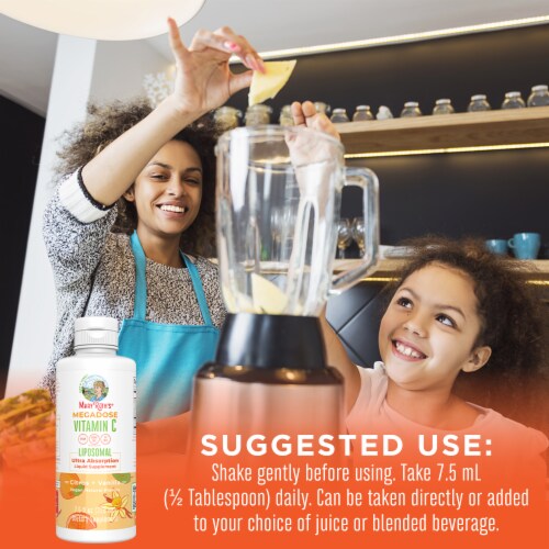 MaryRuth's® Megadose Vitamin C Citrus Vanilla Liposomal Perspective: bottom