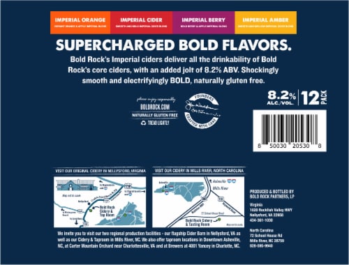 Bold Rock® Hard Cider Variety Pack Perspective: bottom