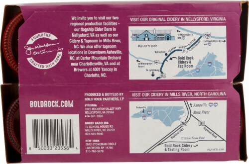 Bold Rock Hard Cider® Gluten Free Imperial Berry Perspective: bottom