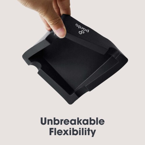 PARDO Black Cigar Ashtray, Unbreakable Silicone, 1 Pack, 4xCigar Holder Perspective: bottom