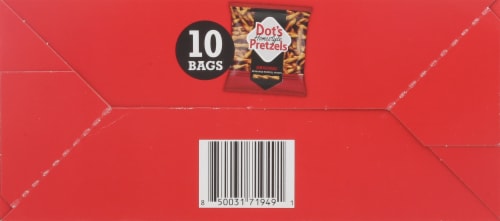 Dot's Original Seasoned Pretzel Twist's Multipack Perspective: bottom