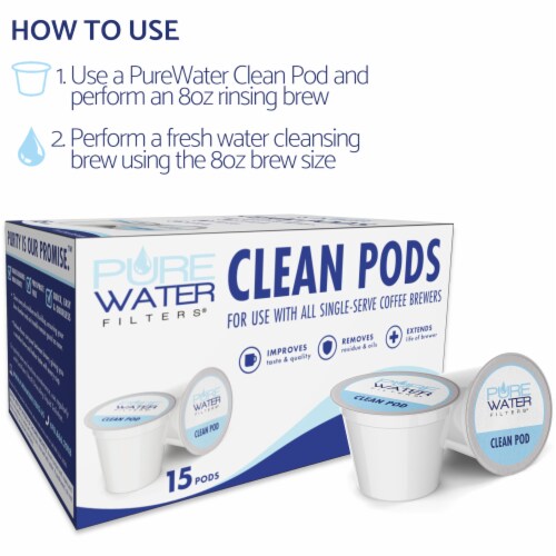 Descaler And Clean Pods for All Single-serve Coffee Brewers Including Keurig Perspective: bottom