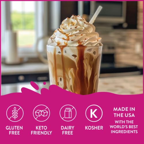 Jordan's Skinny Mixes® Sauces Salted Caramel Sauce Topping Perspective: bottom