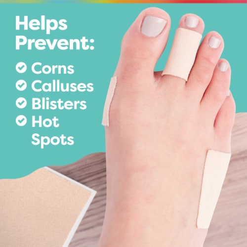 ZenToes Moleskin Padding to Prevent Blisters and Calluses - 4 Sheets Perspective: bottom
