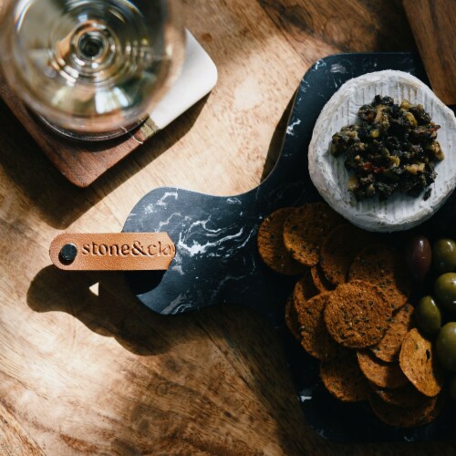 Marble & Wood Cheese Board 2 colors Perspective: bottom