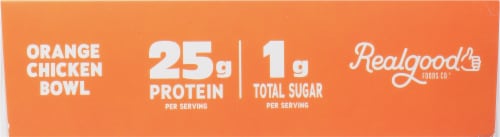 The Real Good Food Company Orange Chicken Bowl Perspective: bottom