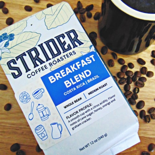 Breakfasts Blend, Medium Roast, Whole Bean Coffee, Costa Rica, Specialty Coffee, 12 oz Perspective: bottom