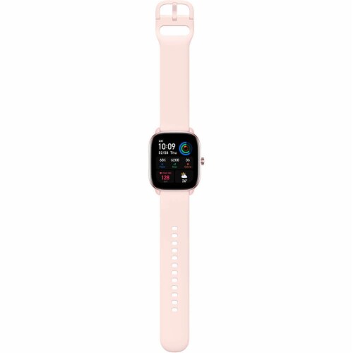 amazfit gts 4 mini flamingo pink smartwatch