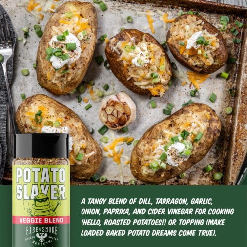 Fire & Smoke Society® Potato Slayer® Seasoning Perspective: bottom