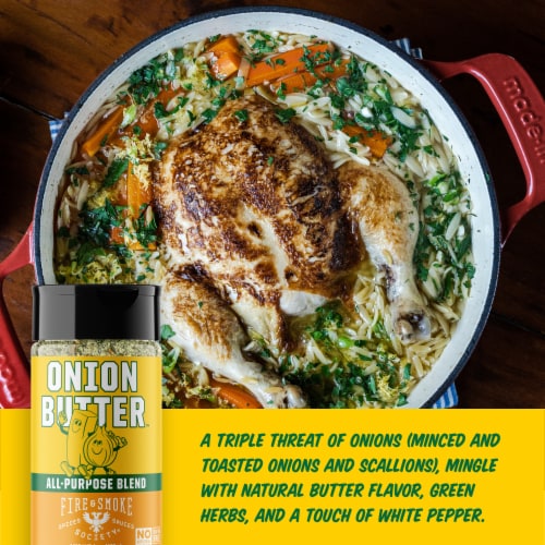 Fire & Smoke Society® Onion Butter™ All-Purpose Seasoning Perspective: bottom
