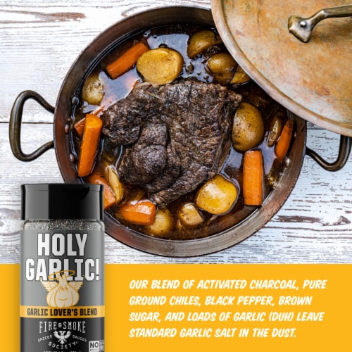 Fire & Smoke Society® Holy Garlic!™ Garlic Lover's Seasoning Perspective: bottom