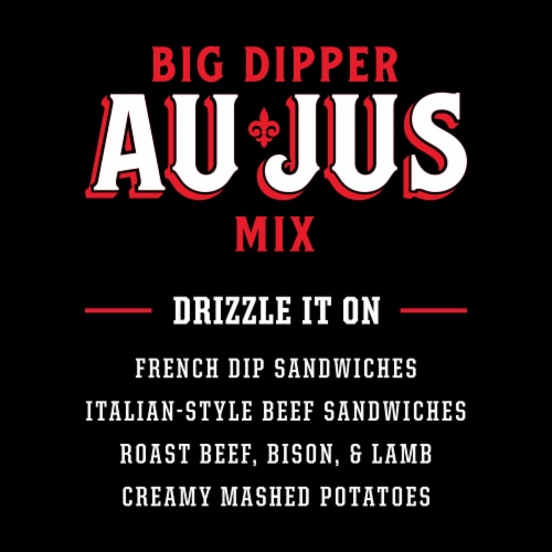 Fire & Smoke Society® Big Dipper Beef Au Jus Gravy Mix Perspective: bottom